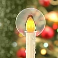 thumbnail image 4 of Holiday Time Christmas 5 Lights Candelabra with Halos Orange Bulbs, 4 of 4