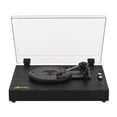 thumbnail image 2 of Turntable  Record Player with BT Function 33/45/78RPM 3-Speed Line-in Antique Gramophone Turntable Disc  Audio  R/L 3.5mm USB DC 5V Support 7/10/12 Inch Gramophone Record, 2 of 7