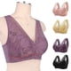thumbnail image 2 of Sujetador de realce de encaje para mujer, Sujetador deportivo con cierre sin cable y cremallera frontal, chaleco de encaje de Color sólido, lencería, ropa interior, 2 of 3