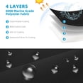 thumbnail image 2 of 10 Pack Boat Cover Sandbags, 800D Marine Grade Polyester Fabric Reflective Sand Bag Mooring Kit, Windproof Boat Cover Weight Bags with Tarp Clip Accessories, 2 of 7