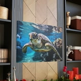 Canvas Gallery Wraps-tropical Kauai Beach Palms