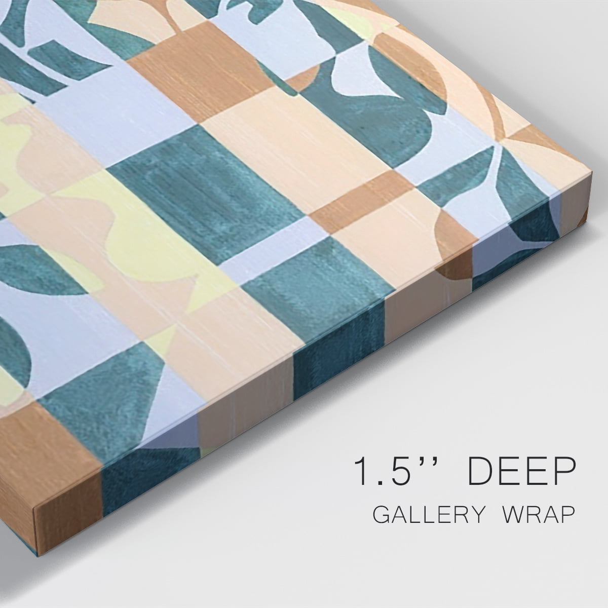 Checkered Cutting I Premium Gallery Wrapped Canvas - Ready to Hang