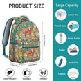 thumbnail image 3 of Student’s Backpack with Cute Big Eyes Owl Design Durable, Waterproof, Scratch-Resistant School Bag, Breathable Foam Padding, Multifunctional for Travel, Sports, and Daily Use, 3 of 4