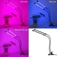 thumbnail image 3 of ZX-MINI-30W Grow Light For Indoor Plants 2 Head Divided Adjustable Goose Neck Clip-On Desk 40LED Black, 3 of 20