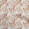 thumbnail image 1 of oneOone Georgette Viscose Light Brown Fabric Tropical Flamingo Sewing Fabric By The Yard Printed Diy Clothing Sewing Supplies 42 Inch Wide, 1 of 4