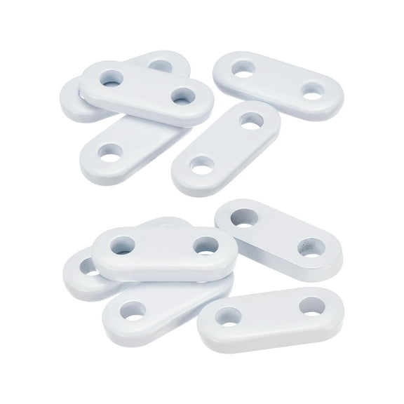 Uxcell White Curtain Weights Iron Heavy Pendant (Set  of 2 Sizes, 15g 8Pack, 20g 8Pack)