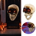 thumbnail image 2 of BKER Halloween Induction Mouth Hair Light Sound Hanging Courtyard Ruins, 2 of 5