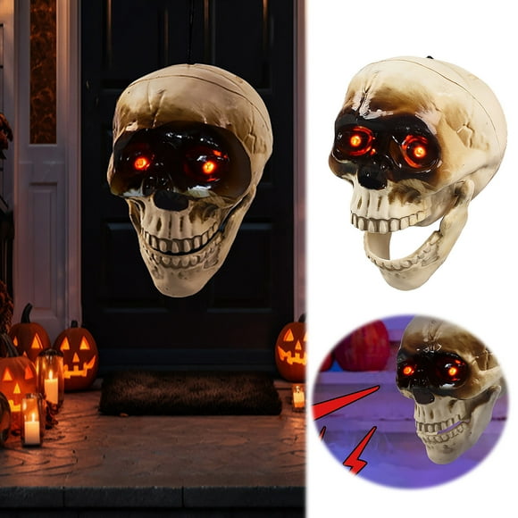 TIELUTT Halloween Induction Mouth Hair Light Sound Hanging Neon Light Tube Supports Glow in the Dark Glasses Frames Outdoor Battery Operated Light Bulb Glow Balloons Arch Hand Held Light Bar
