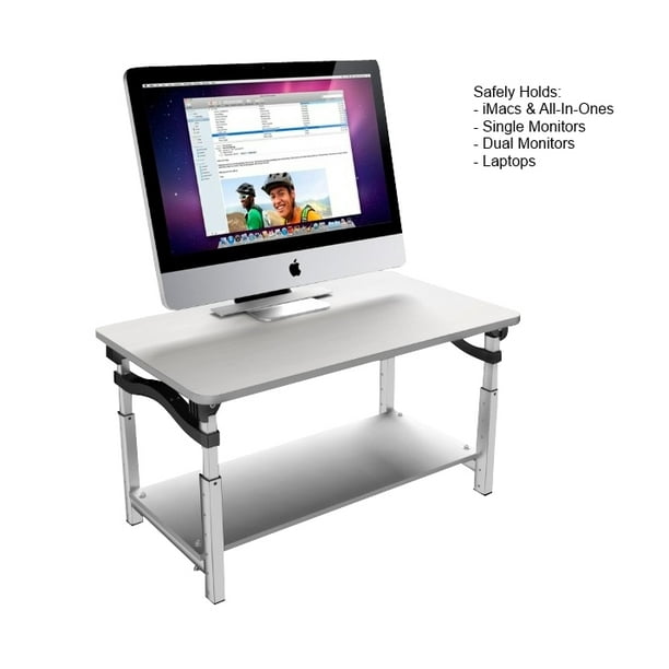 Lift Tall Adjustable Height Computer Monitor Stand For Sitting