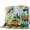 Green, variant on Cartoon Transportation Quilted Comforters Cooling Blanket Full Size, Helicopter Car Train Truck Sun Cold Comfort for Hot Sleepers Lightweight Air Conditioning Quilt Blanket for Bed