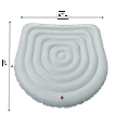 thumbnail image 2 of 3 Rider "Super Mable" Style Seat Base, 2 of 5