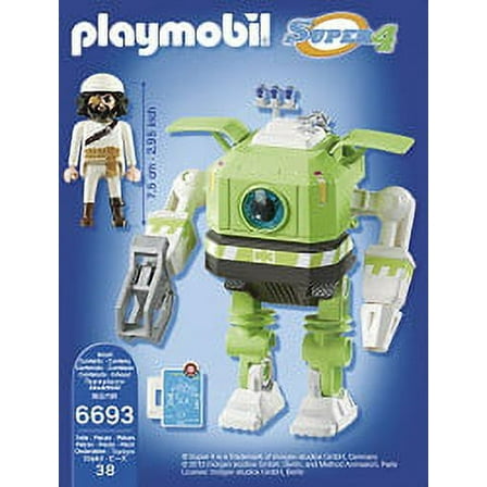 PLAYMOBIL Super 4 Cleano Robot Building Kit