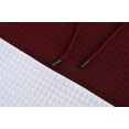 thumbnail image 5 of Tyhengta Men's Hoodies Pullover Plaid Jacquard Hoodie Long Sleeve Casual Drawstring Sweatshirts with Pocket Winered/White/Navyblue XL, 5 of 8