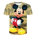 thumbnail image 1 of Camisetas de verano de Mickey Mouse, ropa de moda para chicas, camisetas de manga corta de Disney, camisetas informales de dibujos animados de 1 a 14 años, 6 meses Gao Jinjia LED, 1 of 2