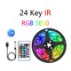 thumbnail image 1 of Tira de luces LED RGB, Control por aplicación, luces que cambian de Color con 24 teclas remotas, modo 5050 para decoración de habitaciones, TV Bluetooth MD5050 RGB Tan Jianjun unisex, 1 of 2