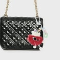 thumbnail image 2 of Unique Bargains 1 Pc Fashion Cartoon Chain Coal Ball Handbag Charm Bag Accessories Red, 2 of 5