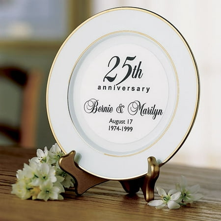 Personalized Anniversary Keepsake Plate