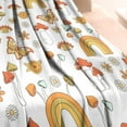 thumbnail image 3 of Red Mushroom Rainbow White Pattern Blanket,Comfortable Soft Lamb Wool Throw Blanket,All Season,Warm Lightweight Blankets for Sofa Bed Couch Living Room Chair,40"x50", 3 of 4