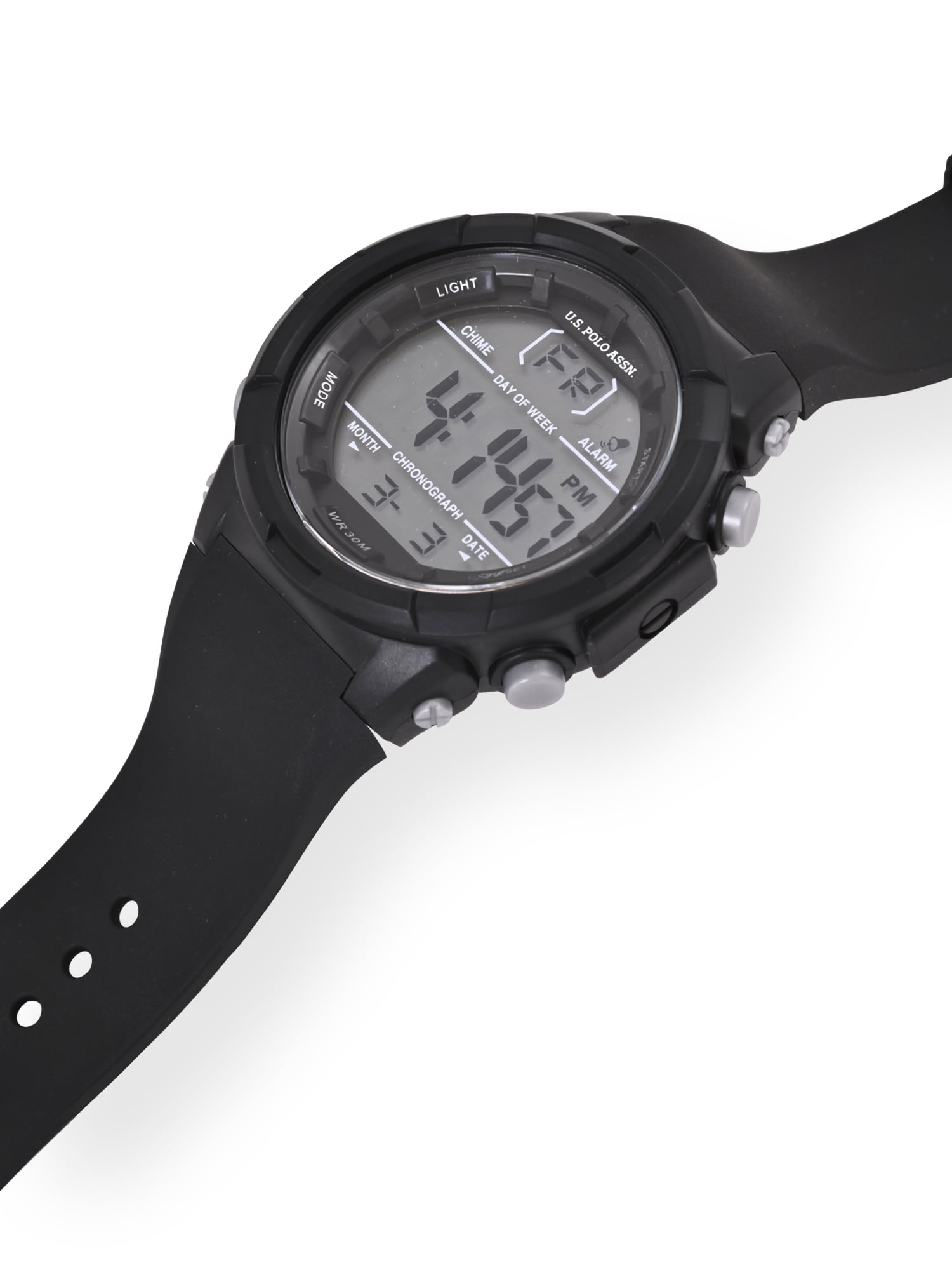 US Polo Mens Black Digital Watch, USC90070WM