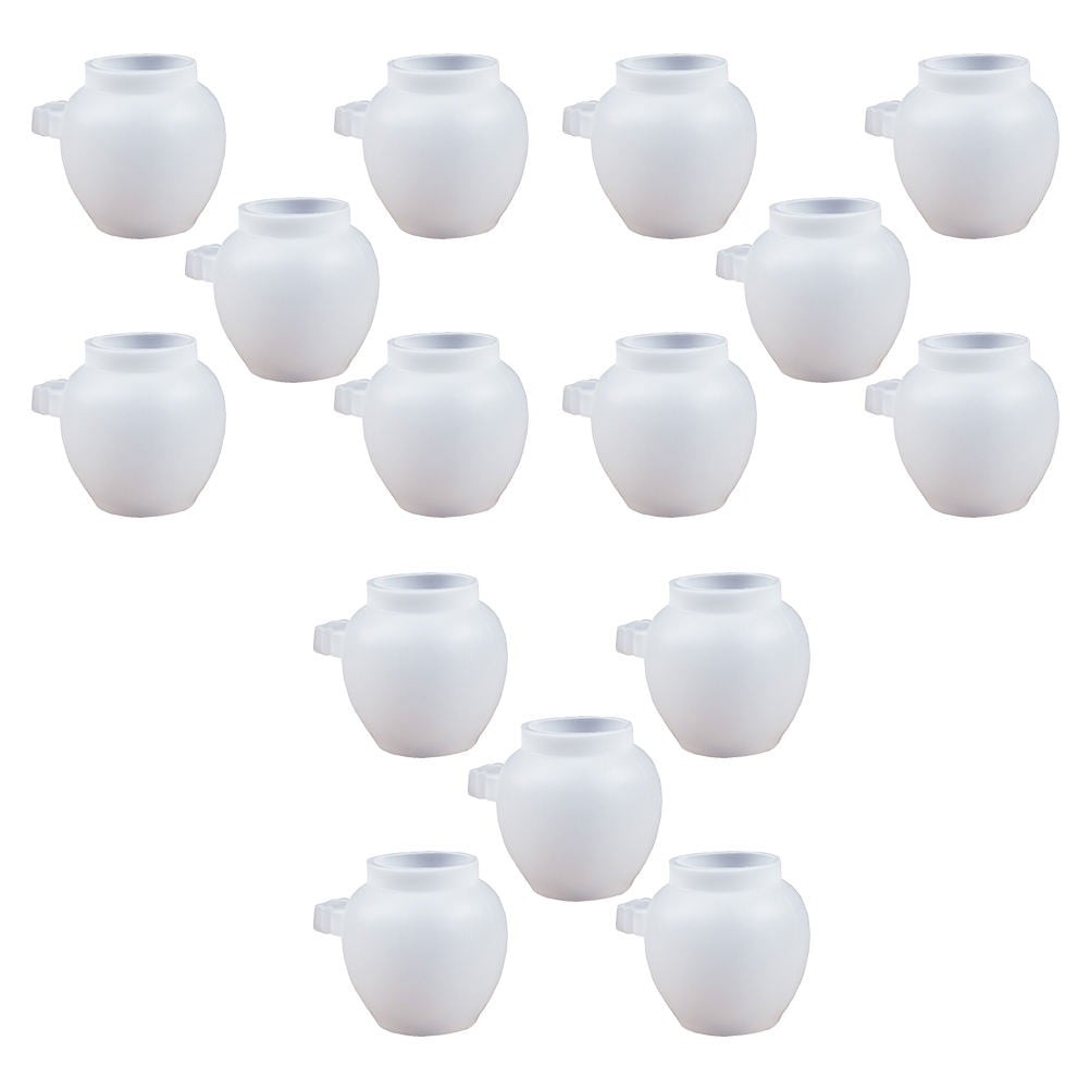 WRISTBIQUE 15-Piece Bird Storage Containers, White Anti-Splash Food Containers for Home, School, Kitchen Organization