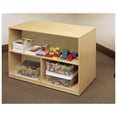 thumbnail image 3 of Childcraft 513575 47.75 x 22.25 x 30 in. Mobile Double-Sided Storage Unit, 3 of 8