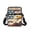 Eagle American Flag Print, variant on Chririnla Polyester Crossbody Purse with Zipper 2 Layer Crossbody Bags for Sport, Cute Cartoon Fluffy Cat Print Cross Body Purse