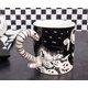 thumbnail image 4 of Silver Buffalo Nightmare Before Christmas Moonlight - Taza de cerámica con mango esculpido, 20 onzas, negro y blanco, 4 of 8