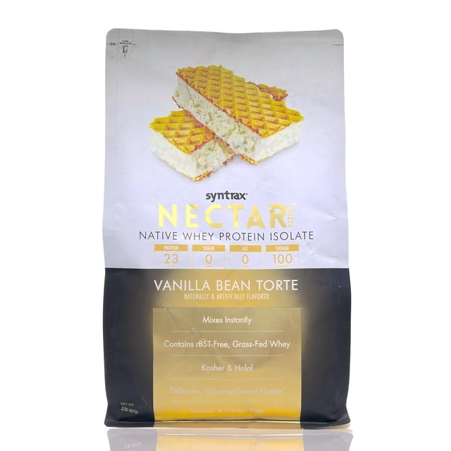 Proteína Syntrax Nectar 2 Lbs Sabor Vainilla Bean Torte. Syntrax SYNECTARVAINILLA