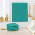 thumbnail image 4 of Ruvanti 6 Pack 100% Cotton Absorbent Durable 15x29 inch Kitchen Towels, Mustard Color, 4 of 8