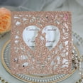 thumbnail image 3 of WINDLAND 20pcs/set Wedding Invitations Cards Glitter Hollow Greeting Card Invite Envelope, 3 of 14