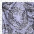 thumbnail image 4 of Soimoi Bleu Poly Georgette Tissu Texte & Monuments Architectural Tissu d'Artisanat Imprimé par la Cour 52 Pouces de Large, 4 of 5