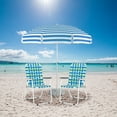 thumbnail image 5 of Ktaxon 1Pc Patio Folding Chair, Outdoor Protable Lawn Beach Webbed Chair,  Lightweight Chair for Outdoor Yard, Garden(Blue, Classic), 5 of 8