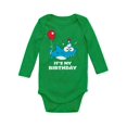 thumbnail image 1 of Tstars Boys Unisex 1st 2nd Birthday Gift Shark Top Outfit Birthday Gift for 1 or 2 Year Old Birthday Gifts for Baby Boy Birthday Party B Day Baby Long Sleeve Bodysuit, 1 of 4