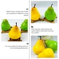 thumbnail image 2 of KAKOWELY 4 modelos de frutas de simulación, accesorios de fotografía de pera, adornos de pera de fruta, 2 of 5