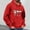 002 Red, variant on Christmas Sweatshirts for Mens Novelty Xmas Graphic Hoodies Long Sleeve Pullover with Pocket