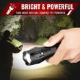 thumbnail image 3 of CHUANK LED Emergency Handheld Flashlight with Adjustable Focus  Water Resistant  5 Modes  Best Tactical Flashlight for Emergency  Camping and Fishing  2 Pack, 3 of 6