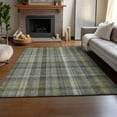 thumbnail image 6 of Addison Rugs Mayfield Washable Transitional Plaid Gray Rectangle Rug, 10' x 14', 6 of 6