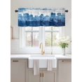 thumbnail image 2 of Valances for Windows Abstract Urban Silhouette Rod Pocket Cafe Window Treatments Valance Curtains for Kitchen Bathroom Laundry Basement Windows 60"x18", 2 of 9