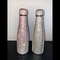 thumbnail image 4 of Termo para botella de vino tinto con incrustaciones de diamantes y fondo plano de diamante, botella de Coca-Cola de acero inoxidable 304, de doble capa, portátil para exteriores, 4 of 5