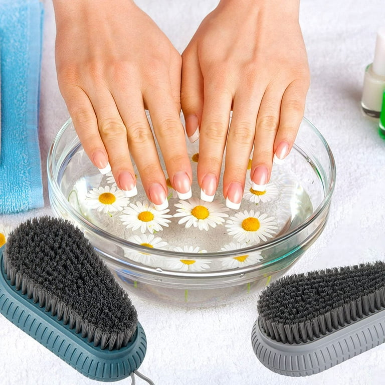 Nail Brush for Cleaning Fingernails, Handle Grip Nail Scrubber