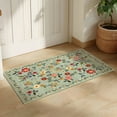 thumbnail image 2 of Pentantan 2'x3' Floral Area Rugs, Machine Washable Rug for Living Room- Soft Indoor Carpet, Low Pile for Bedroom, Dining Room, Playroom, Office, Green, 2 of 7
