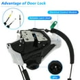 thumbnail image 4 of Actuador de bloqueo de puerta para Nissan Sentra S SR SV 2020-2024 2.0L L4, 4 of 7