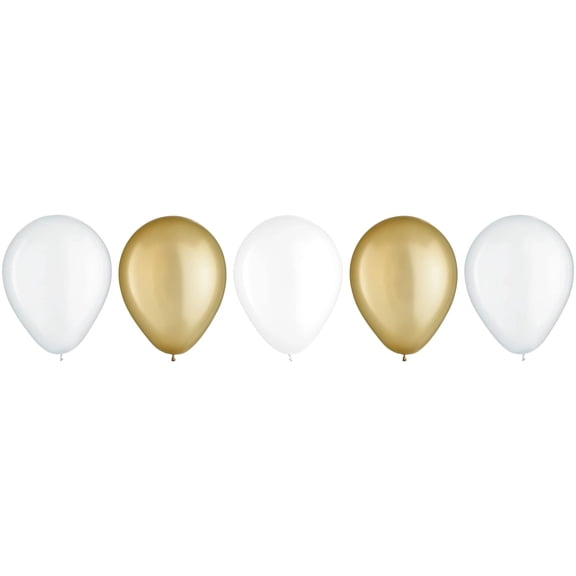 Latex Balloon - 11" | Golden | 15 Pcs.