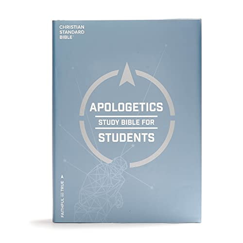 Pre-Owned CSB Apologetics Study Bible for Students, Hardcover: Black Letter, Teens, Study Notes and Commentary, Ribbon Marker, Sewn Binding, Easy-To-Read Bible (Hardcover) 143364410X 9781433644108