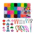 thumbnail image 1 of Kit para hacer pulseras elásticas de 23 colores con caja de almacenamiento de 1500 Ba, 1 of 1