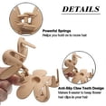 thumbnail image 4 of Flower Cute Hair Claw Clips - 4Pcs Flower Hair Clip Nonslip Strong Hold Hair 3 Inch Matte Small Flowers Claw Clips for Women and Girls, 4 of 6