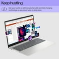 thumbnail image 3 of HP 15.6 inch Laptop, HD Touchscreen Display, AMD Ryzen 3 7320U, 8 GB RAM, 128 GB SSD, AMD Radeon Graphics, Windows 11 Home in S Mode, Natural Silver, 15-fc0099nr, 3 of 5