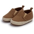 thumbnail image 4 of Infant Baby Girls Boys Canvas Shoes Soft Sole Toddler Slip On Newborn Crib Moccasins Casual Sneaker Austin Boy's Flat Lazy Loafers First Walkers Skate Shoe, 4 of 7