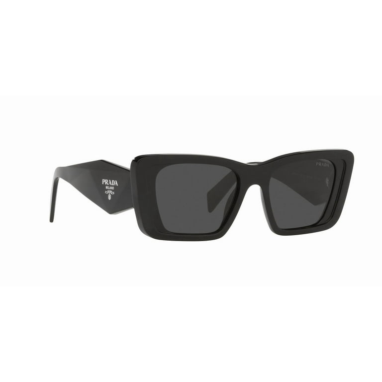 Prada Sunglasses Black Dark Grey Acetate for Women - Walmart.com