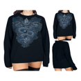thumbnail image 4 of Women‘s Autumn Long Sleeve O Neck Vintage Pattern Print Gothic Tops, 4 of 9